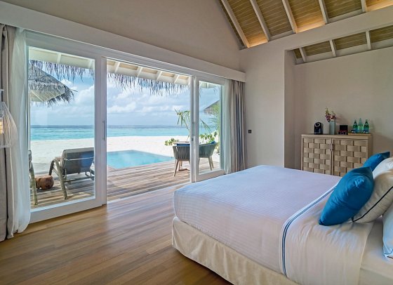 Baglioni Resort Maldives - Luxury All Inclusive Resort - Deluxe Beach Villa with Pool (Zimmercodierung VB6)