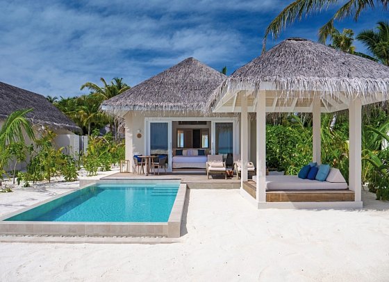 Baglioni Resort Maldives - Luxury All Inclusive Resort - Deluxe Beach Suite with Pool (Zimmercodierung VB7)