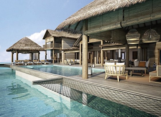 Vakkaru Maldives - Modellbild Four Bedroom Overwater Residence