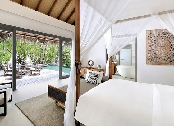 Vakkaru Maldives - Wohnbeispiel Beach-Villa-Plunge-Pool