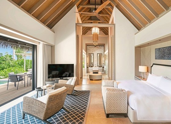 Waldorf Astoria Maldives Ithaafushi - Grand Beach Villa with Pool (Zimmercodierung VB6)
