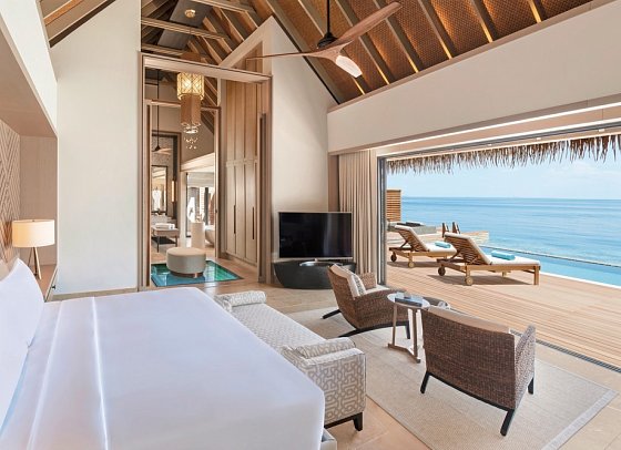 Waldorf Astoria Maldives Ithaafushi - 3 Bedroom Over Water Villa with Pool (Zimmercodierung VM1)