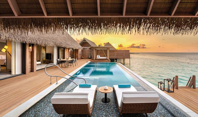Waldorf Astoria Maldives Ithaafushi - Grand Overwater Villa with Pool (Zimmercodierung VB5)
