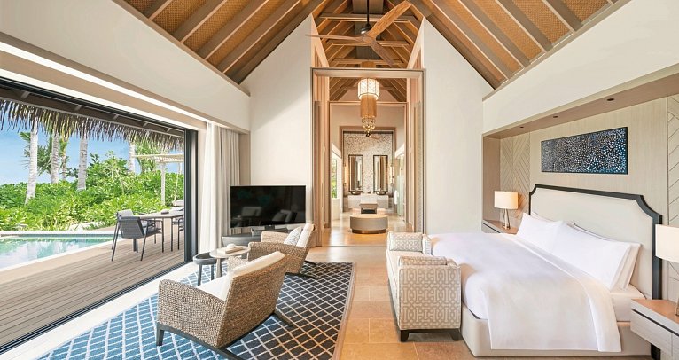 Waldorf Astoria Maldives Ithaafushi - Grand Beach Villa with Pool (Zimmercodierung VB6)