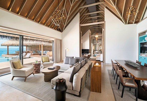 Waldorf Astoria Maldives Ithaafushi - 3 Bedroom Over Water Villa with Pool (Zimmercodierung VM1)