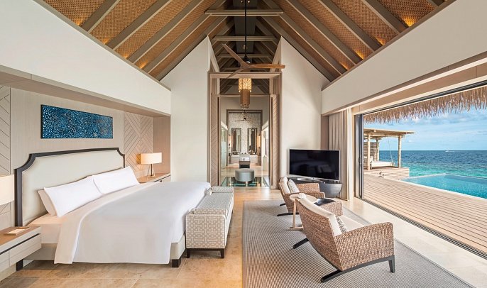 Waldorf Astoria Maldives Ithaafushi - 3 Bedroom Over Water Villa with Pool (Zimmercodierung VM1)