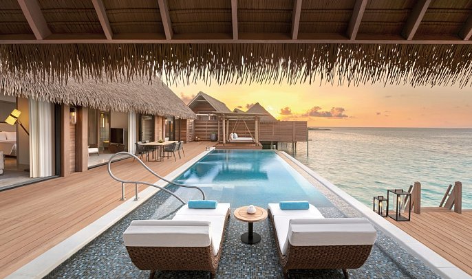 Waldorf Astoria Maldives Ithaafushi - Grand Reef Villa with Pool (Zimmercodierung VB4)