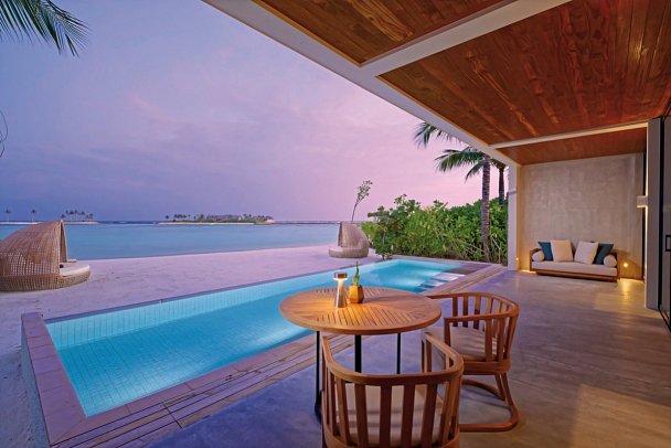 Kuda Villingili - Three Bedroom Beach Residence with Private Pool (Zimmercodierung VB7)