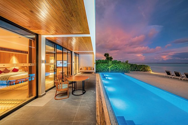 Kuda Villingili - Four Bedroom Beach Residence with Private Pool (Zimmercodierung RB2)