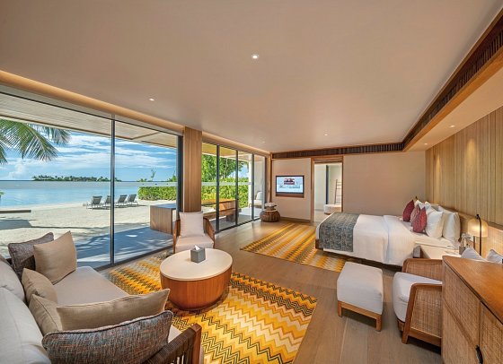 Kuda Villingili - Four Bedroom Beach Villa with Private Pool (Zimmercodierung RB1)