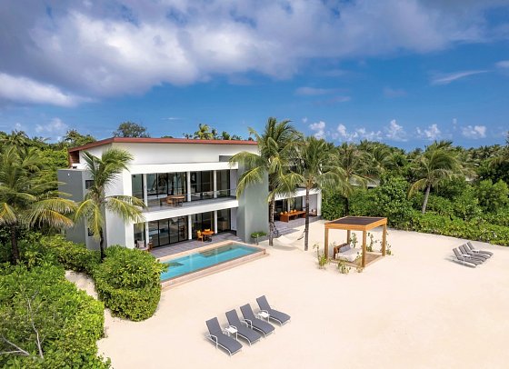 Kuda Villingili - Four Bedroom Beach Residence with Private Pool (Zimmercodierung RB2)