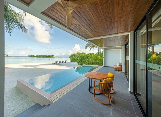 Kuda Villingili - Three Bedroom Beach Residence with Private Pool (Zimmercodierung VB7)