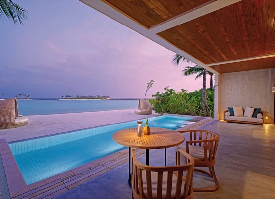 Kuda Villingili - Three Bedroom Beach Residence with Private Pool (Zimmercodierung VB7)
