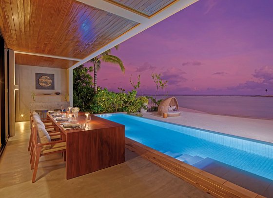 Kuda Villingili - Three Bedroom Beach Retreat with Private Pool (Zimmercodierung VB8)