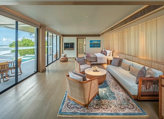 Kuda Villingili - Three Bedroom Beach Residence with Private Pool (Zimmercodierung VB7)