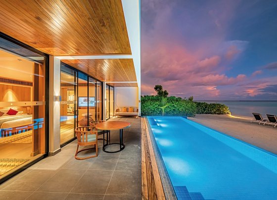 Kuda Villingili - Four Bedroom Beach Residence with Private Pool (Zimmercodierung RB2)