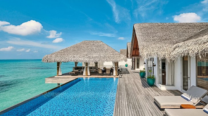 Sirru Fen Fushi, Private Lagoon Resort - Three Bedroom Water Sunset Villa with Pool (Zimmercodierung VM5)