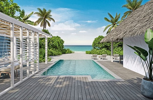 Six Senses Kanuhura - Two Bedroom Beach Villa with Pool