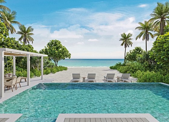 Six Senses Kanuhura - Two Bedroom Beach Villa with Pool