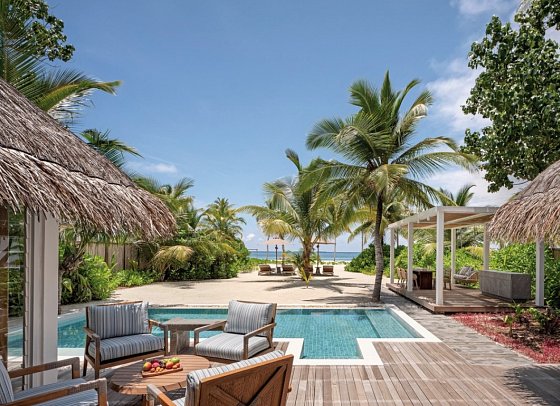Six Senses Kanuhura - Two Bedroom Beach Villa with Pool (Zimmercodierung VB3)