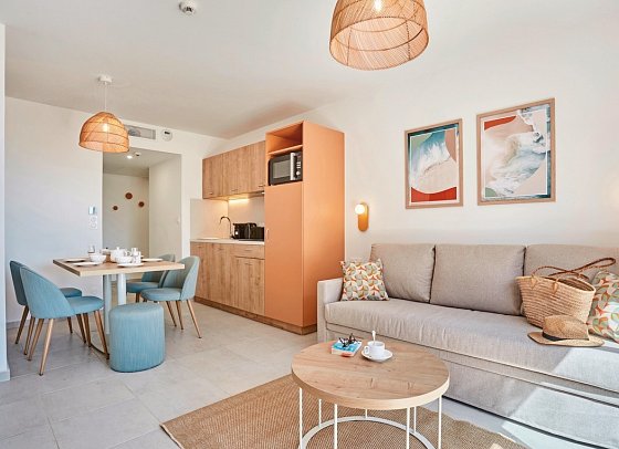 Résidence Prestige Odalys Riviera - Wohnbeispiel 2-Zimmer Appartement (Zimmercodierung CB1)