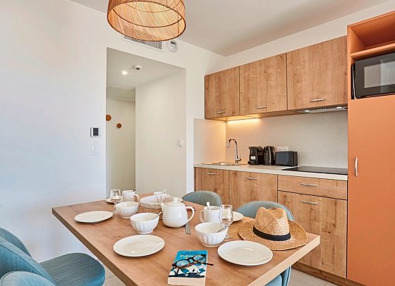 Résidence Prestige Odalys Riviera - Wohnbeispiel 2-Zimmer Appartement (Zimmercodierung CB1)