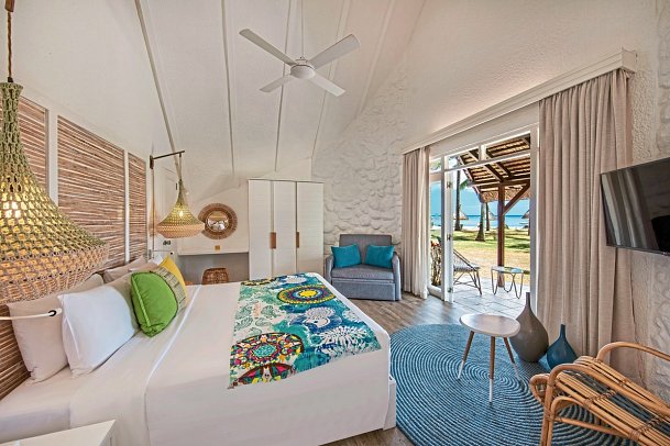 La Pirogue Mauritius - Wohnbeispiel Beach Pavillon (Zimmercodierungen UB1, UB8, UC1 & UH1)