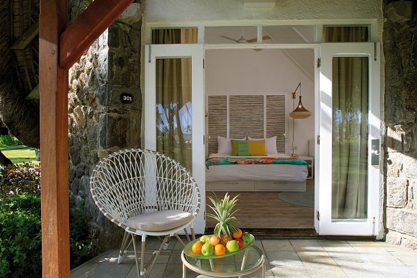 La Pirogue Mauritius - Wohnbeispiel Beach Pavillon (Zimmercodierungen UB1, UB8, UC1 & UH1)