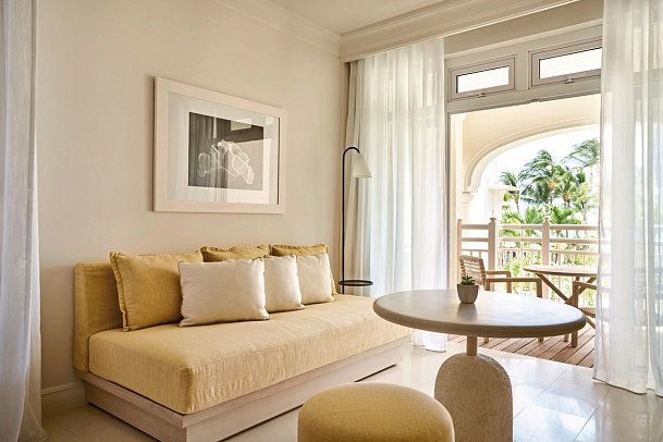 LUX* Belle Mare - Wohnbeispiel Junior Suite (Zimmercodierungen JB1, JB2, JBP, JH1, JH2, JH3, JBM & JH4)