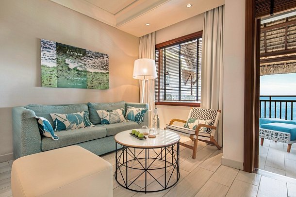 Constance Belle Mare Plage - Wohnbeispiel Junior Suite Beachfront (Zimmercodierungen JBM, JCM & JHM)