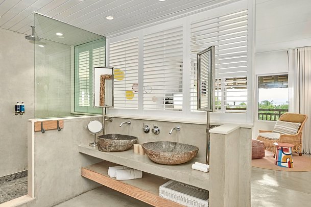 Zilwa Attitude - Badezimmer Couple Privilege Suite (Zimmercodierungen WRM & WRO)