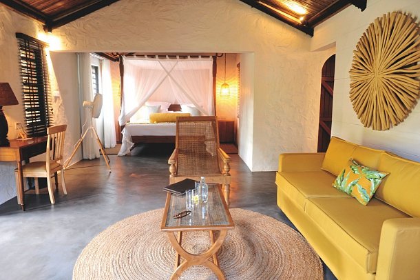 Lakaz Chamarel - Wohnbeispiel Suite (Zimmercodierungen US1 & UH2)