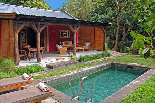 Lakaz Chamarel - Wohnbeispiel Garden Suite with private Pool (Zimmercodierungen W1G & WH1)