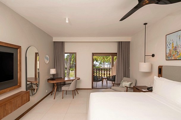 Hilton Mauritius Resort & Spa - Wohnbeispiel Twin/King Deluxe Room (Zimmercodierungen DD1, DD2, DH1, DH2, DB8 & DD8)