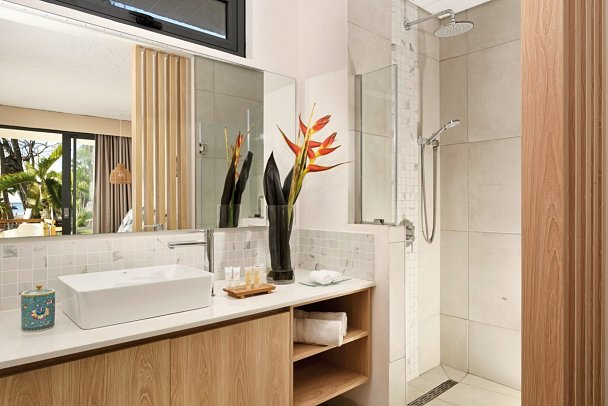 Coral Azur Beach Resort - Coral Signature Badezimmer (Zimmercodierungen UBG, UBM & UBO)