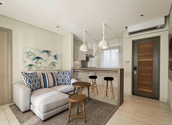 The Bay Club at Anahita - Wohnbeispiel Junior Suite (Zimmercodierungen JBG, JH1, J1E & JB8)