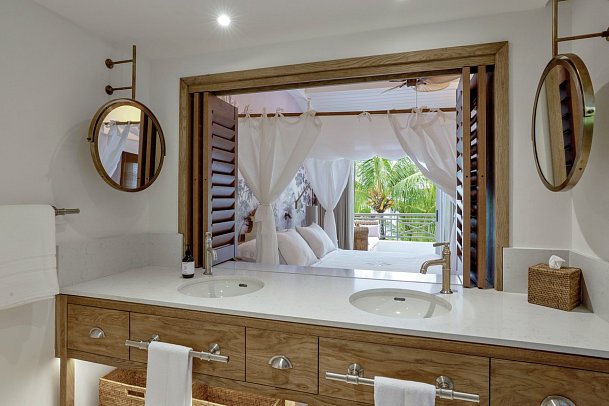 Paradise Cove Boutique Hotel - Badezimmer Deluxe Premium (Zimmercodierungen UD1, UH1, UD8, UD9 & UB9)