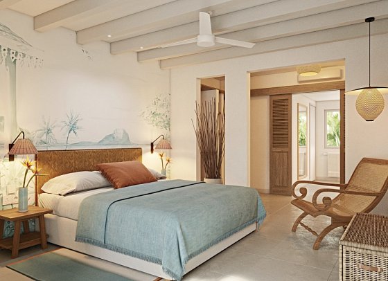 Veranda Grand Baie Hotel & Spa - Wohnbeispiel Comfort Garden (Zimmercodierungen UF1 & UH1)