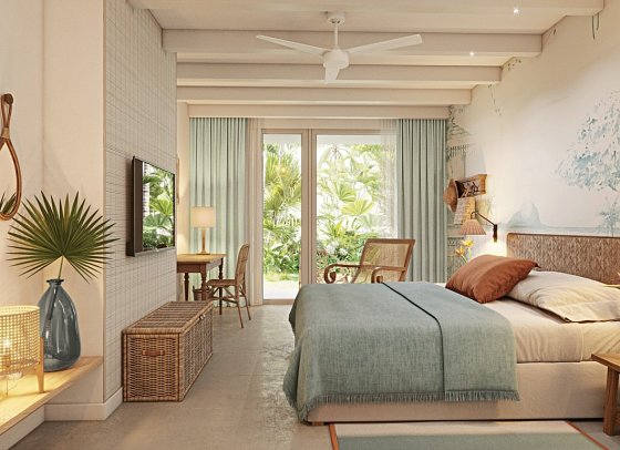 Veranda Grand Baie Hotel & Spa - Wohnbeispiel Comfort Pool (Zimmercodierungen UF2 & UH2)