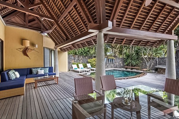 Trou aux Biches Beachcomber - Wohnbeispiel 2 Bedroom Pool Villa (Zimmercodierungen VB1, VB2, VH1 & VH2)