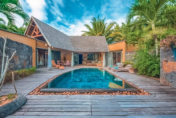 Trou aux Biches Beachcomber - Wohnbeispiel 2 Bedroom Pool Villa (Zimmercodierungen VB1, VB2 & VH1.VH2)