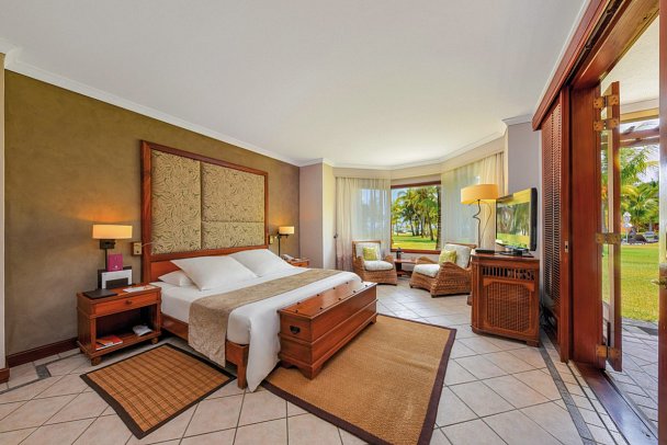 Dinarobin Beachcomber Golf Resort & Spa - Wohnbeispiel Junior Suite (Zimmercodierungen JB1, JB3, J1O, JB2, JB8, JX8, JC1, JC2, JCO, JH1, JH2, JH3 & JHO)