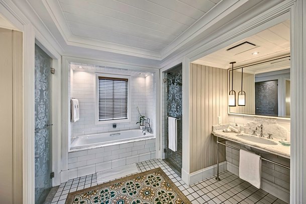 Heritage Le Telfair Golf & Wellness Resort - Badezimmer Senior Suite Gardenview (Zimmercodierung WBG)