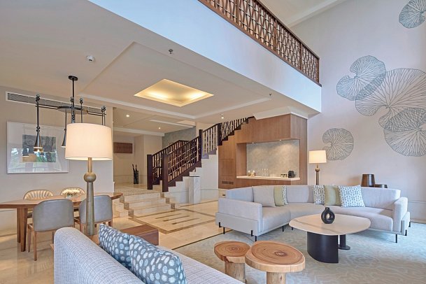 InterContinental Mauritius Resort Balaclava Fort - Wohnbeispiel Duplex Suite (Zimmercodierung WB1)