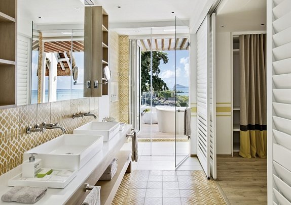 LUX* Grand Gaube, Mauritius - Wohnbeispiel Ocean Junior Suite (Zimmercodierungen J1M & JH3)