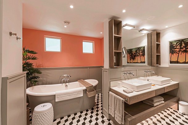 LUX* Grand Gaube, Mauritius - Badezimmer Wellness Junior Suite (Zimmercodierungen JB2, JH2 & JB8)
