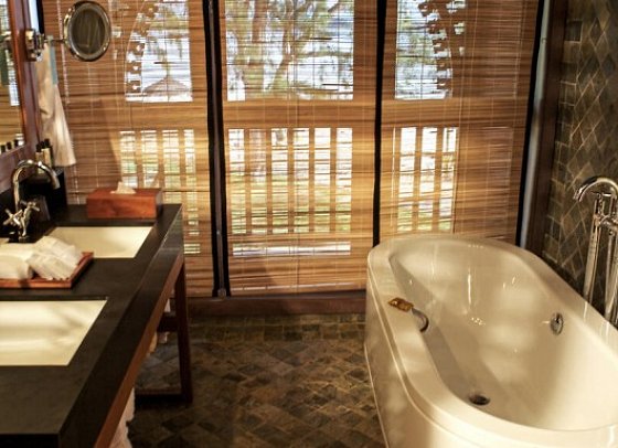 Club Med La Pointe aux Canonniers - Beispiel Badezimmer Suite Meerblick S2 (Zimmercodierung WBM)