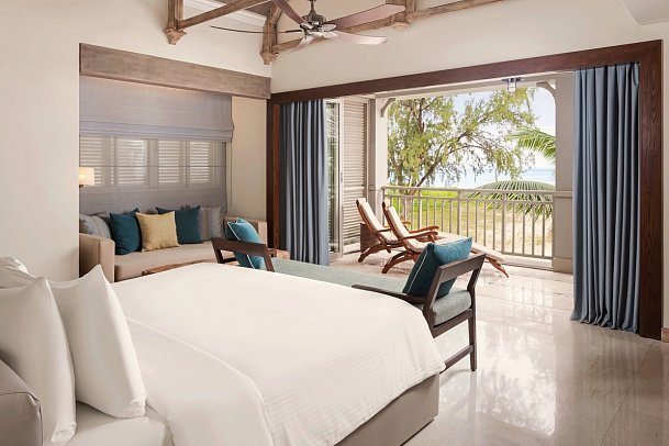 The St. Regis Le Morne Resort, Mauritius - Wohnbeispiel Le Morne Balcony Suite (Zimmercodierungen WB4 & WH4)