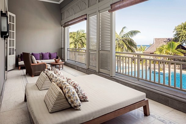 The St. Regis Le Morne Resort, Mauritius - Wohnbeispiel Manor House Spa Suite (Zimmercodierungen WB1 & WH1)