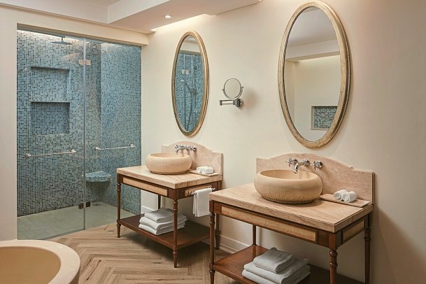 The St. Regis Le Morne Resort, Mauritius - Badezimmer Junior Suite (Zimmercodierungen JB1, JB8 & JH1)